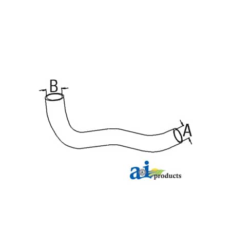 A & I Products Radiator Hose, Bottom 11" x7" x3" A-1695868M1